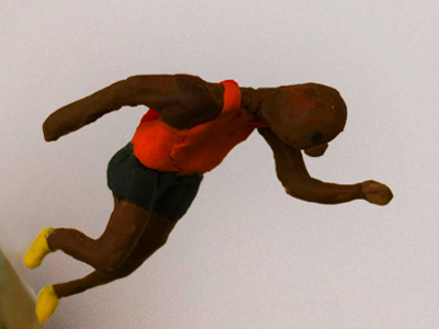 Detail Runner hebrew humor illustration modeling clay olimpics sculpture illustration