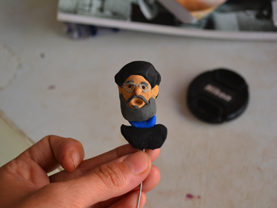 Sculpted Illustration Making Of Nassrallah