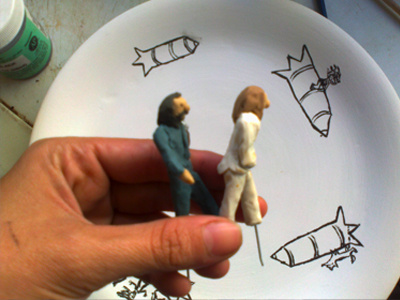 Process: Abbey Road Sculpted Illustration humor illustration process sculpted illustration