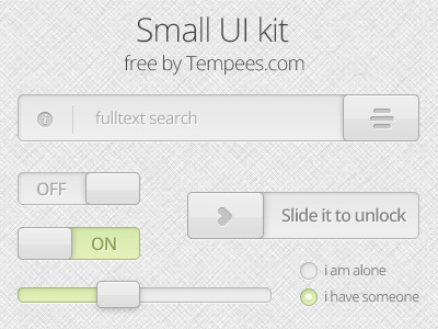 Free Small UI kit free kit small ui