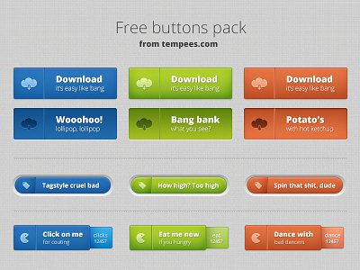 Buttons pack for free buttons download free pack