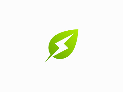 Eco Power electric energy environment gogreen green leaf logo nature power