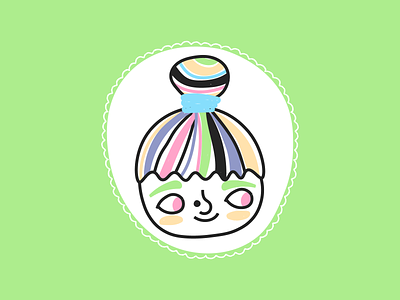 Selfcartoon 🌈 cute face illustration kawaii pastels self portrait