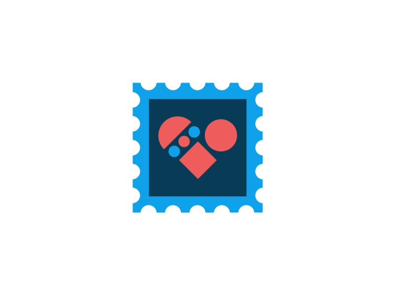 Stamp | Affirm Holiday 2d animation gif illustration