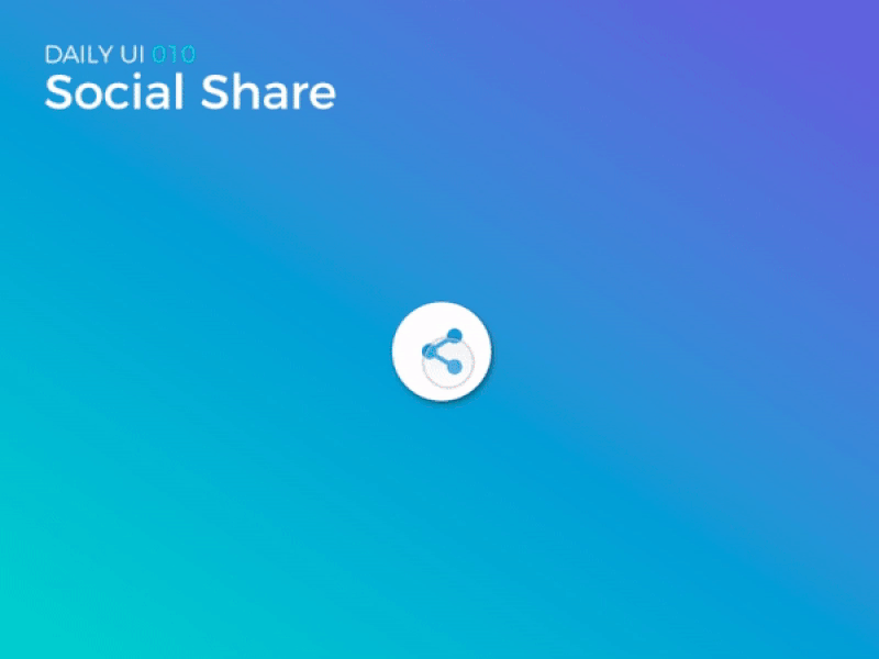 Social Share animation bounce button dailyui facebook gif google share social social share twitter