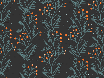 Holiday Gift Wrap 1/4 christmas illustration patterns surface design wallpaper