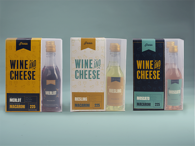Paria: Wine & Cheese branding design illustration mac and cheese packaging packaging design typography wine branding