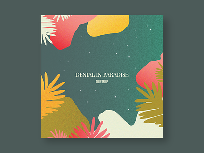 10x18 .01 Denial in Paradise album art album cover branding color color palette cover design gradient illustration swatches typography