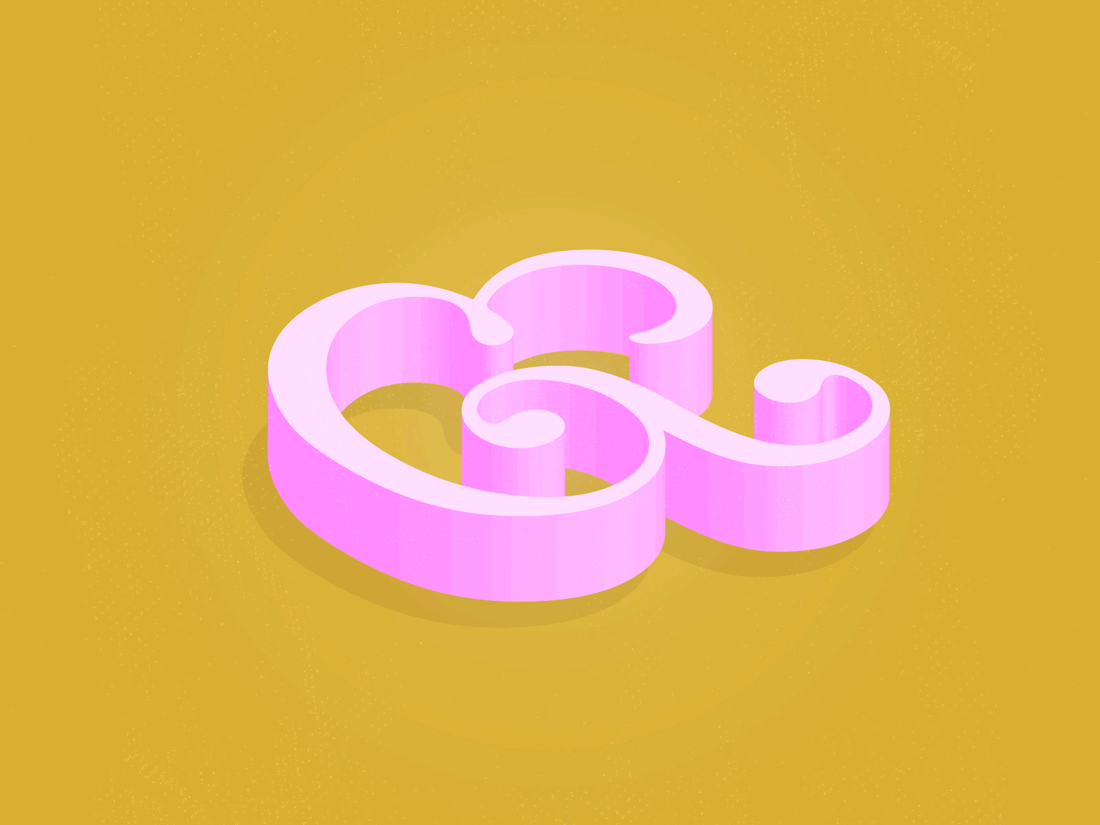 Isometric Ampersand by Jenna Freitas on Dribbble