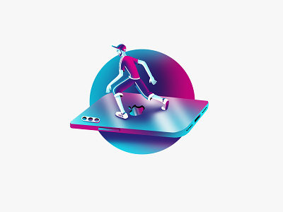Flying is easy branding design flat illustration ipad app ipad pro iphone minimal procreate product design ui vector