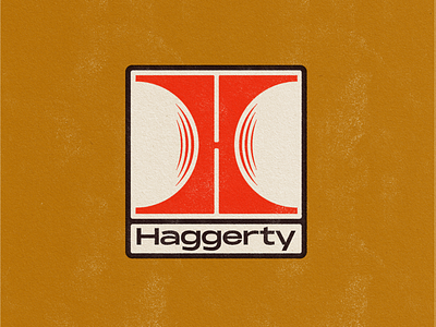 Haggerty Records branding branding design typography vintage vintage type