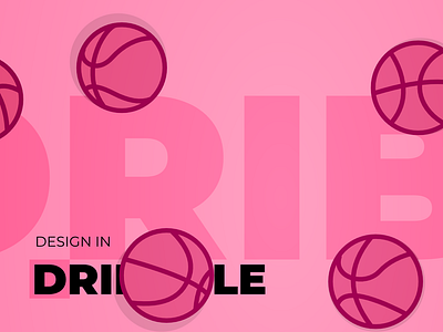 Dribbble balls balls branding dribbble invite illustration pink