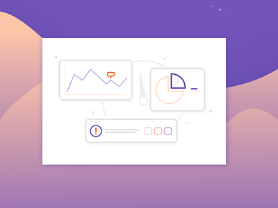 Dashboard illustration exploration dashboard dashboard ui exploration gitlab illustration line illustration ui ux vector illustration