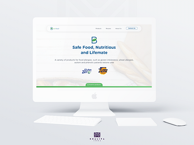 Landing page - Food Products food landing page landing page design website