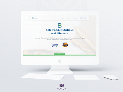 Landing page - Food Products