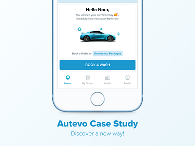 Autevo Case Study app autevo automotive car case study illustration mobile mobile ui ui ux wash washing