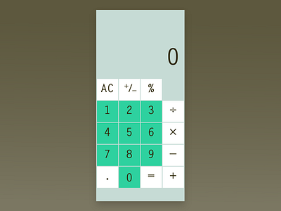 #004 Calculator calculator dailyui uidesign