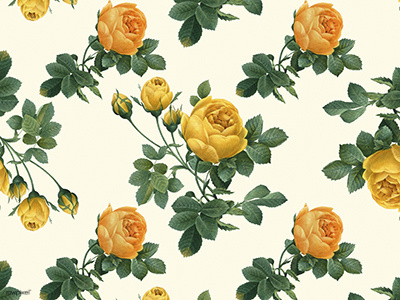 Roses seemless pattern design illustration pattern psd publicdomain rawpixel seamless vintage