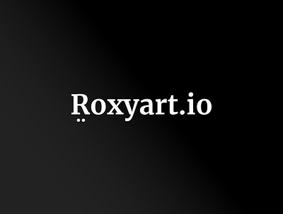 Roxyart.io ar art augmented reality brand branding desigin graphic design logo tech vector