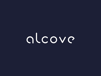 Alcove art brand branding design graphic design inventory logo vector
