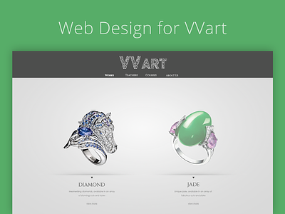 Vvart Web Design 02 flat interaction layout minimal ui user interface web design website