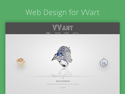 Vvart Web Design 03 flat interaction layout minimal ui user interface web design website
