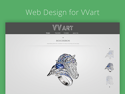 Vvart Web Design 04 flat interaction layout minimal ui user interface web design website