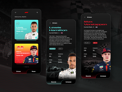 Formula 1 App | Driver & Race Details