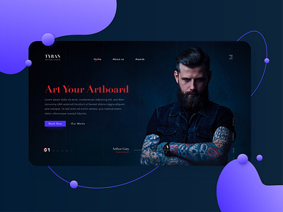 Tyran Tattoo Studio(Landing Page)