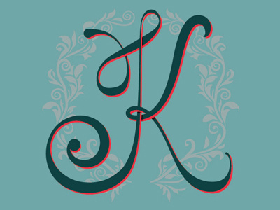 K handdrawn illustrator letterchallenge lettering photoshop pixels script vector