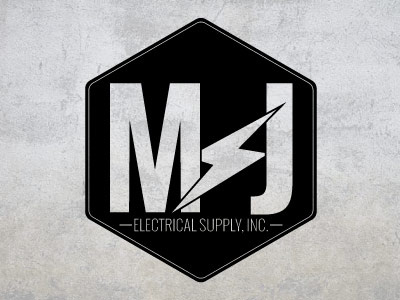 M & J Electrical Supply design electrical freelance illustration illustrator logo wip