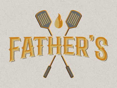Father's Day Design create creative design fathers day fire food grill grilling holiday illustrator man men