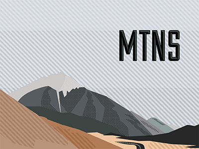 Mountains design graphic design halftone illustrator line art texture