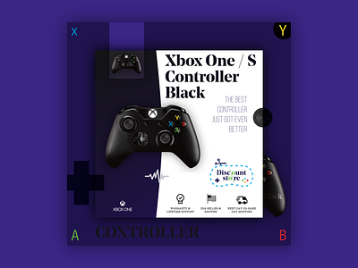 Xbox One / S Controller Black