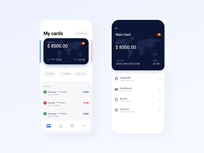 Q-Pay I Finance Mobile App Design