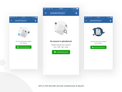 Empty status 2019 app creative cv empty icon ios job morshad morshad96 new resume status upload