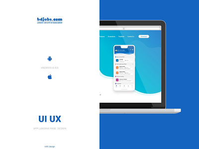 App Landing Page bdjobs morshad morshad96 new ui ui ux website