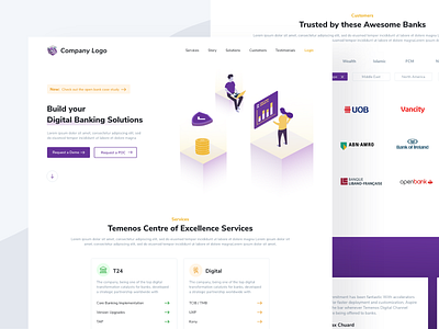 Banking Landing Page