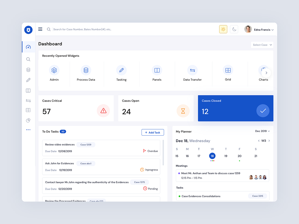 Dashboard Clean UI by Kanivalan on Dribbble