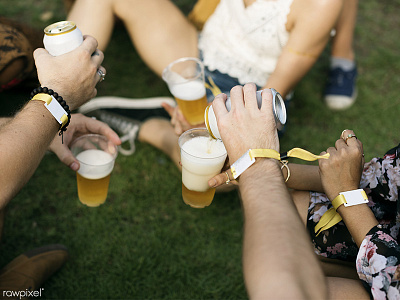 Musicfestival 02 adults alcohol beer beverage cheers drinking friends fun hands hanging out party photography