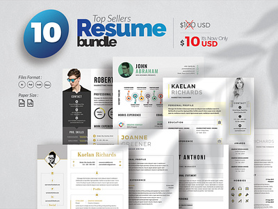 Creative layout Resume Bundle