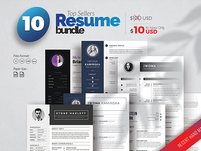 Best Seller's 10 Resume Bundle