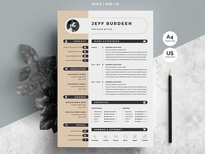 Resume Template & Cover Letter