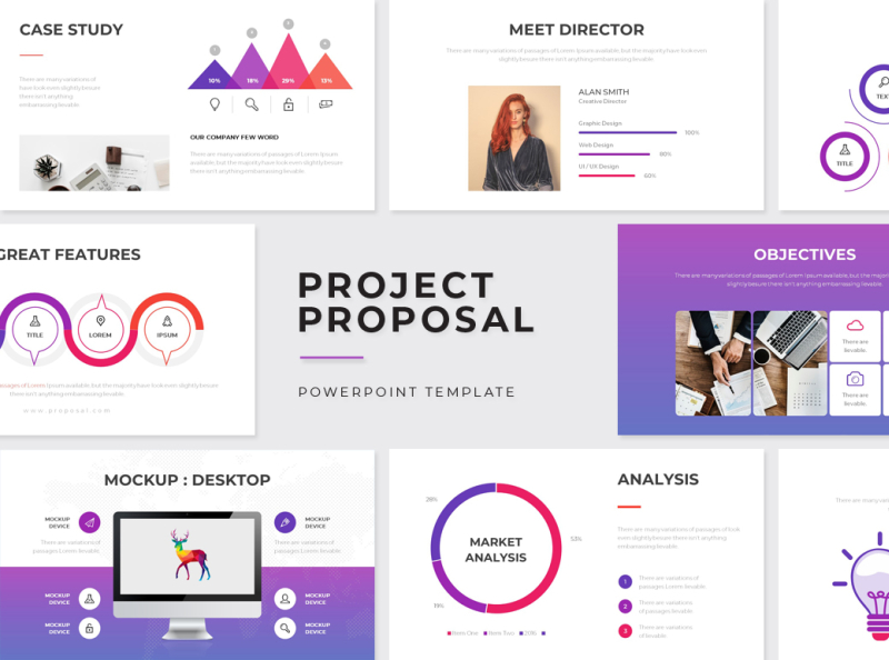Project Proposal Powerpoint By White Graphic On Dribbble 7434