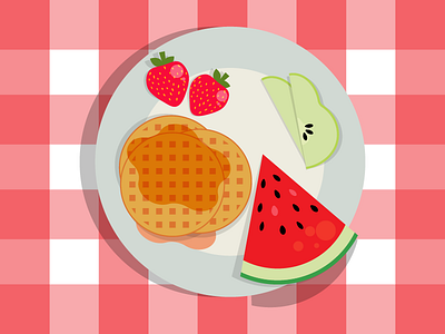 Breakfast Icons Fruits