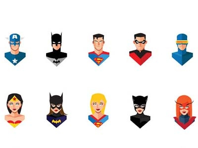 Avatars Superheros art avatar bold comics icon illustration marvel supehero supeheroes vector