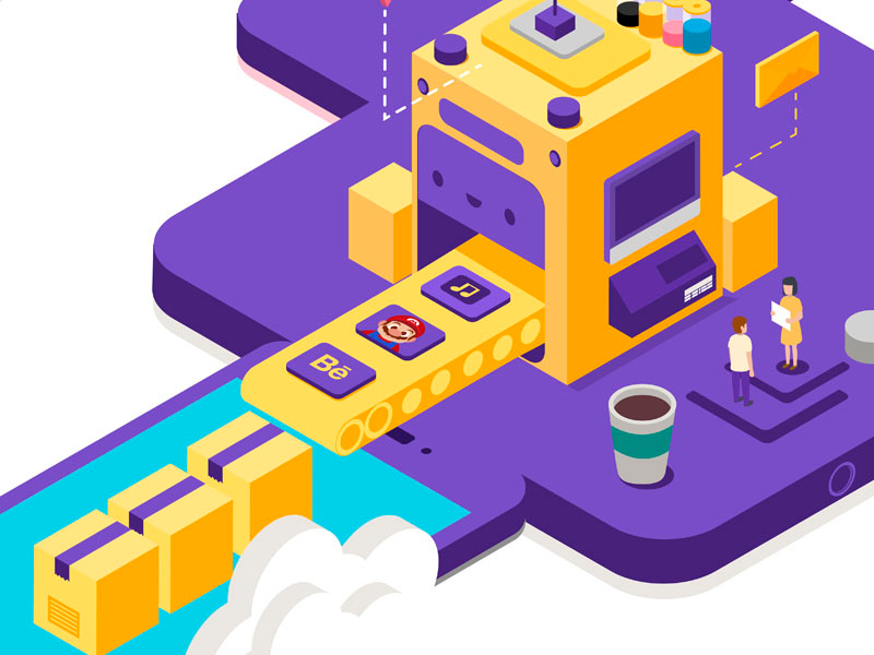 Apps Factory by Diana Hernandez on Dribbble