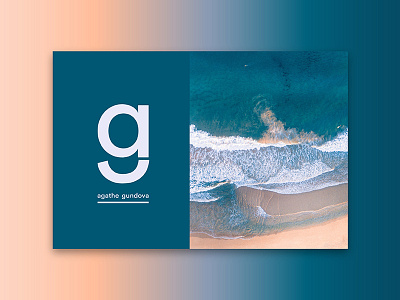 MOOD beach design graphic graphicdesign monogram ocean pastel water