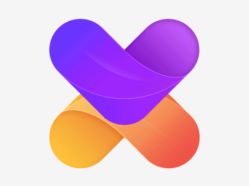 X Logo design animation logo design process icon inspiration