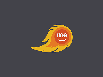 Logo flame energetic fast fire fireball flame furious logo